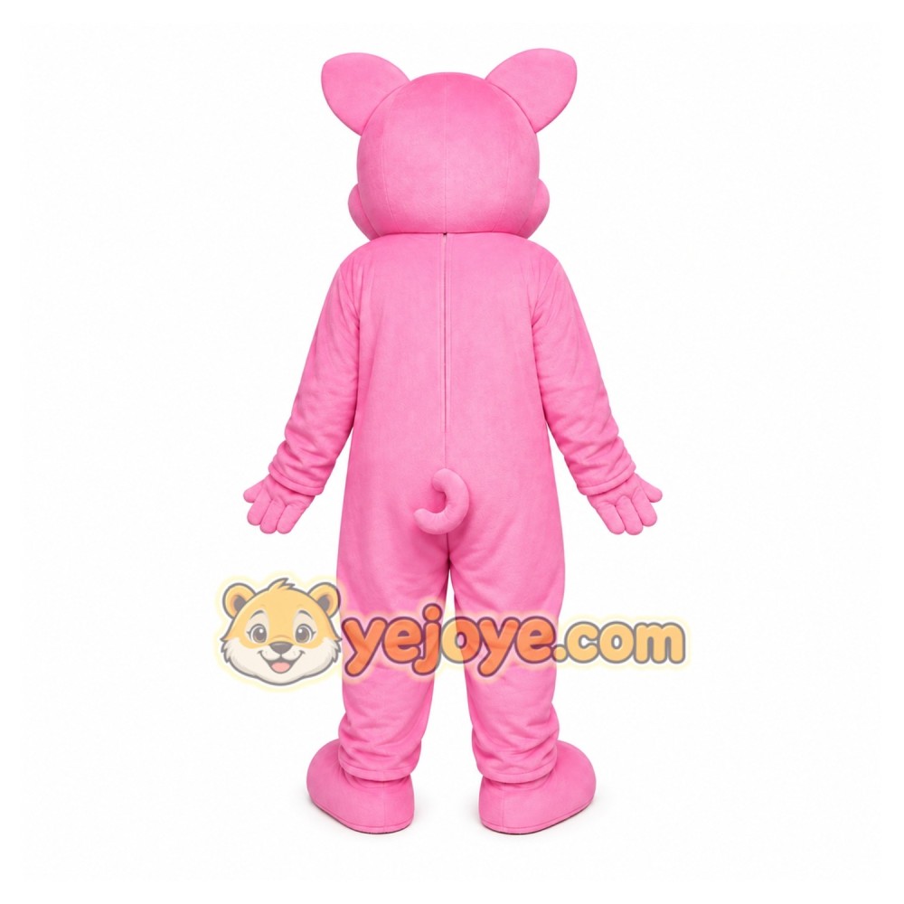 Pink Pig Mascot Costume Pink Pig Mascot Costume