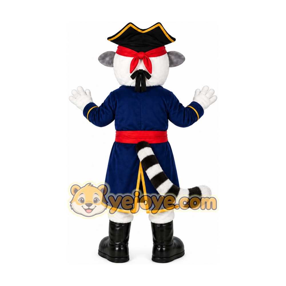 Pirate Lemur Mascot Costume Pirate Lemur Mascot Costume