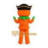 Pirate Pumpkin Mascot Costume Pirate Pumpkin Mascot Costume