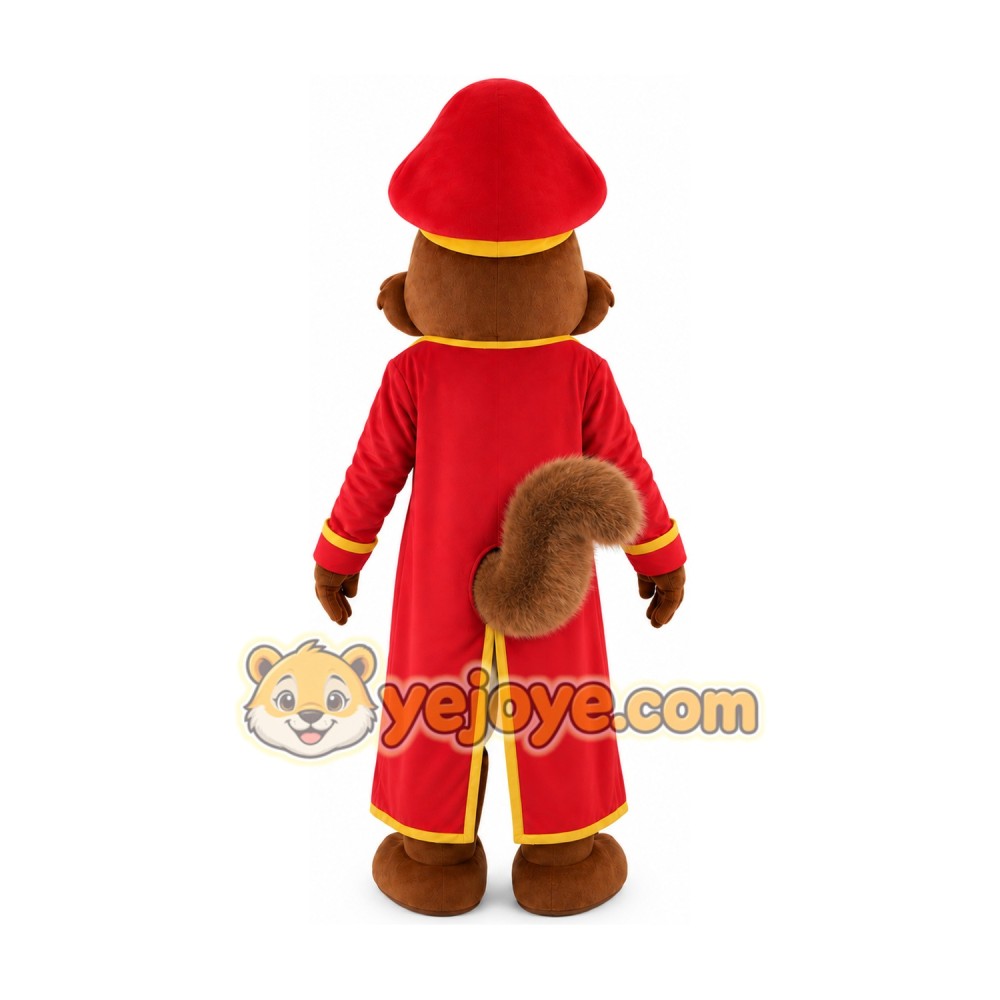 Pirate Squirrel Mascot Costume Pirate Squirrel Mascot Costume