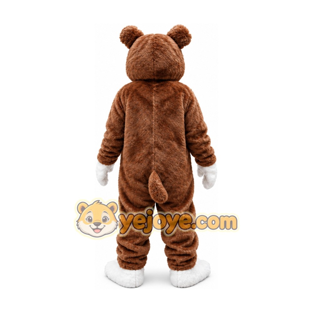 Plush Bulldog Mascot Costume
