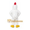 Plush Chicken Mascot Costume White Cook Rooster Plush Chicken Mascot Costume White Cook Rooster