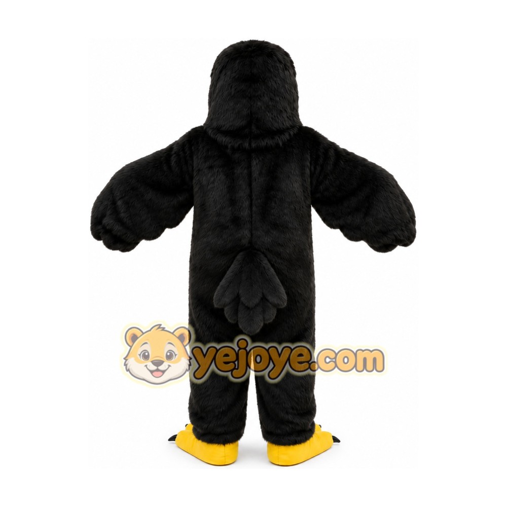 Plush Eagle Mascot Costume Blad Eagle