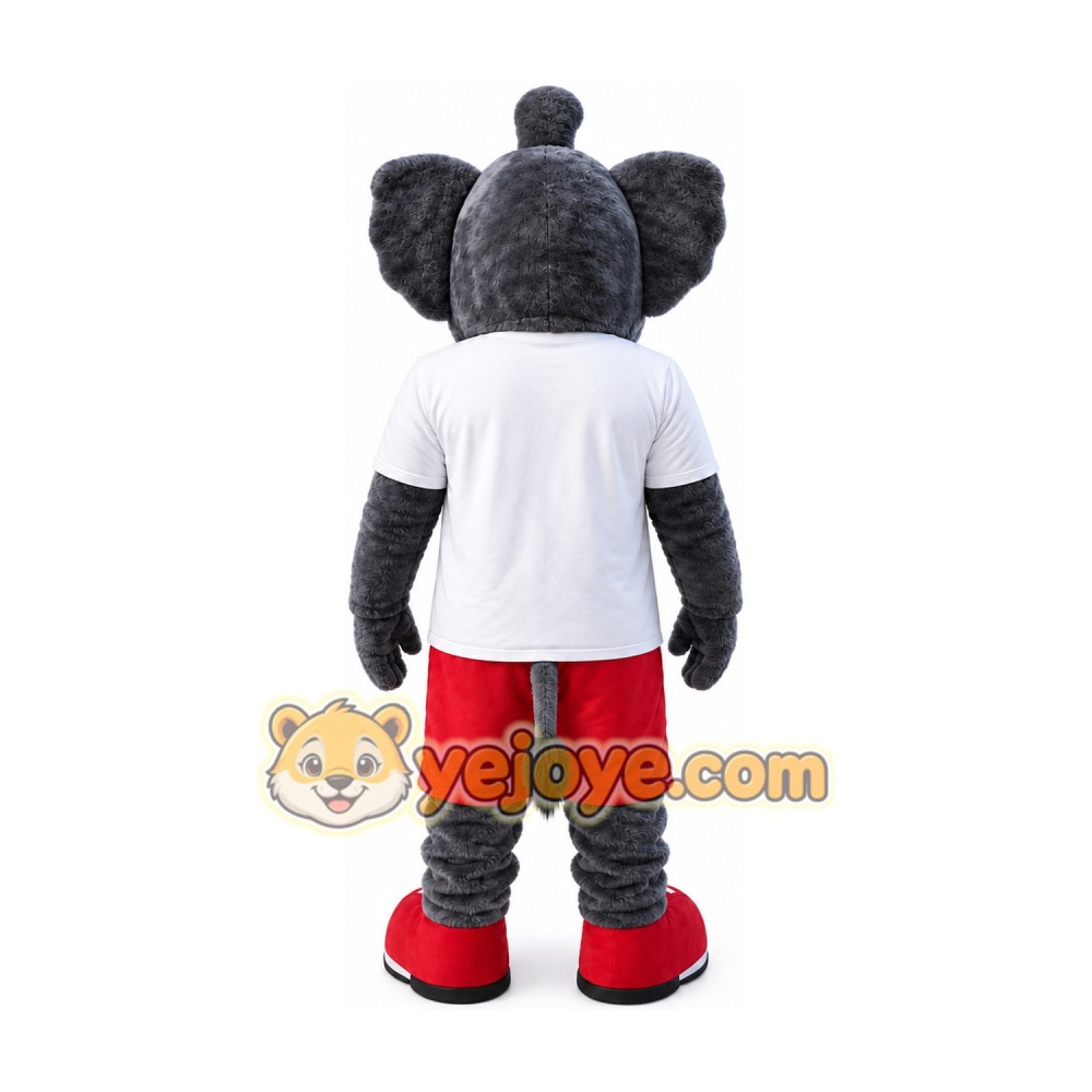 Plush Elephant Mascot Costume
