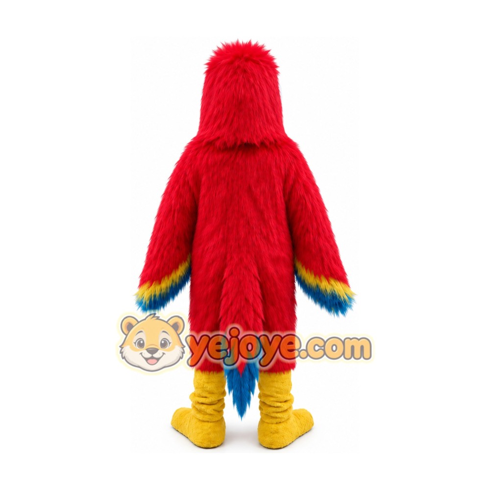Plush Parrot Mascot Costume