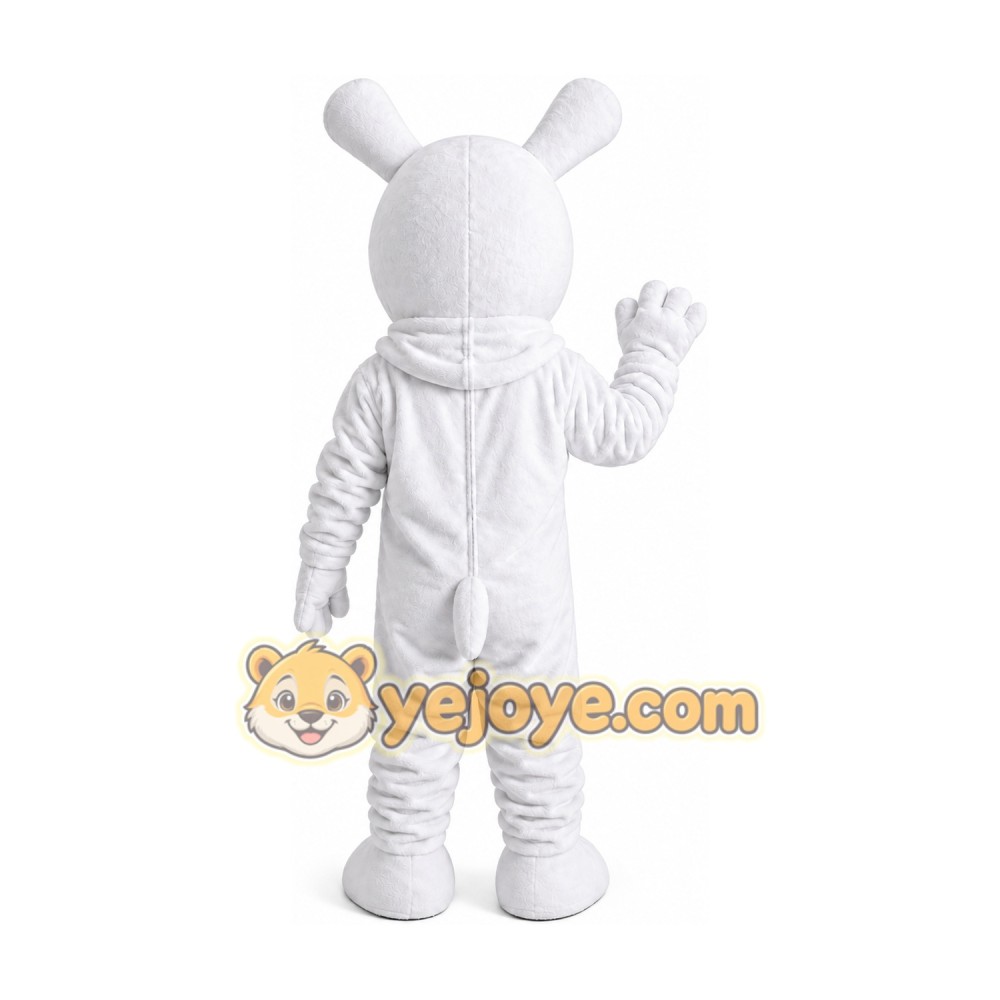 Plush White Dog Mascot Costume Plush White Dog Mascot Costume
