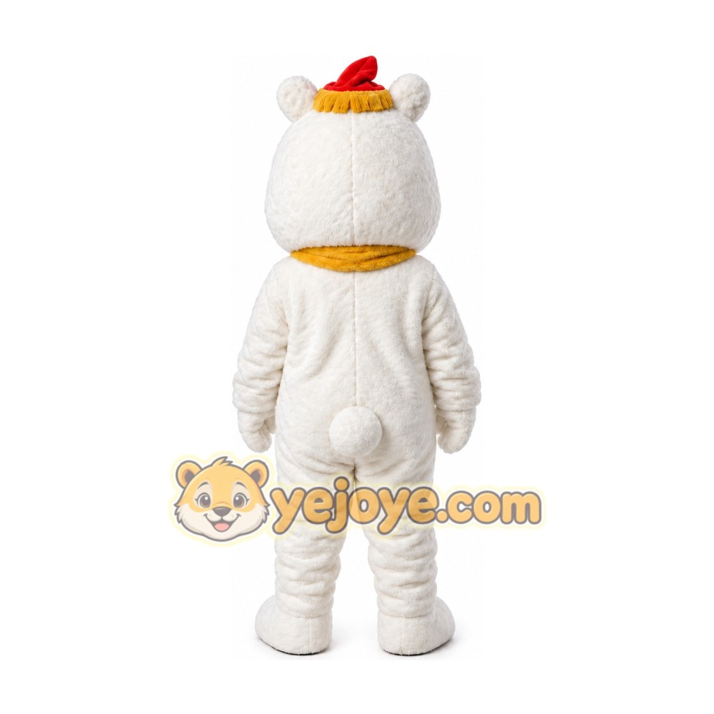 Plush White Polar Bear Mascot Costume Plush White Polar Bear Mascot Costume