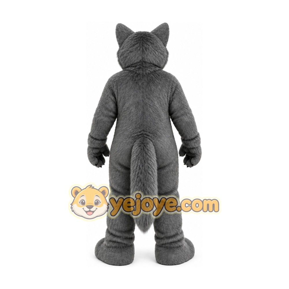 Gray Wolf Mascot Costume Gray Wolf Mascot Costume