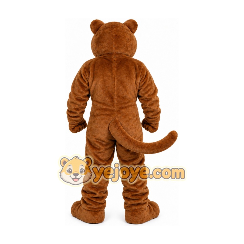 Power Cat Cougar Mascot Costume Power Cat Cougar Mascot Costume