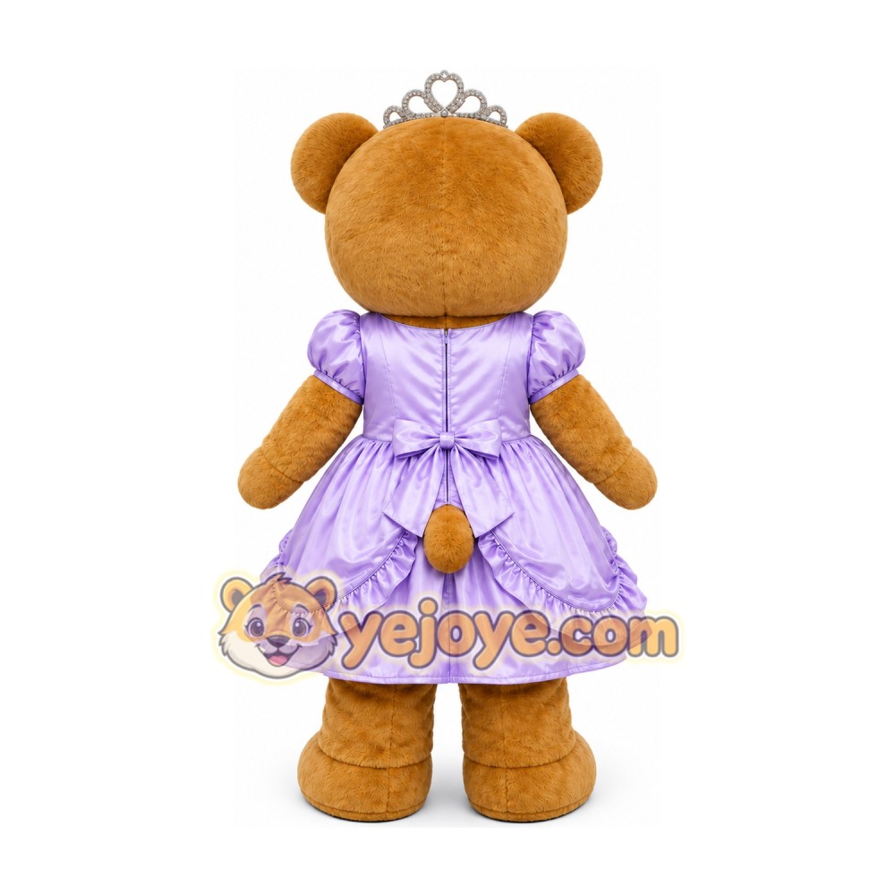 Princess Teddy Bear Mascot Costume Princess Teddy Bear Mascot Costume