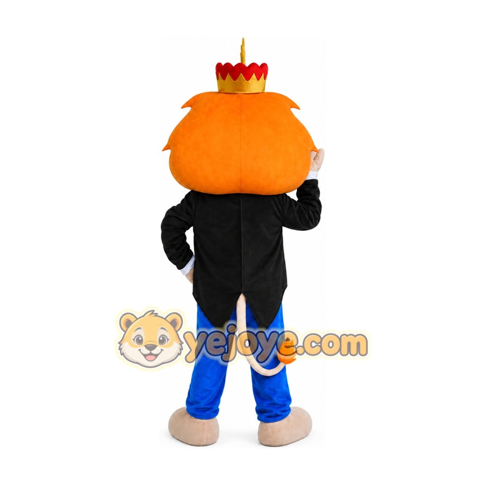 Professional Crown Lion Mascot Costume Professional Crown Lion Mascot Costume