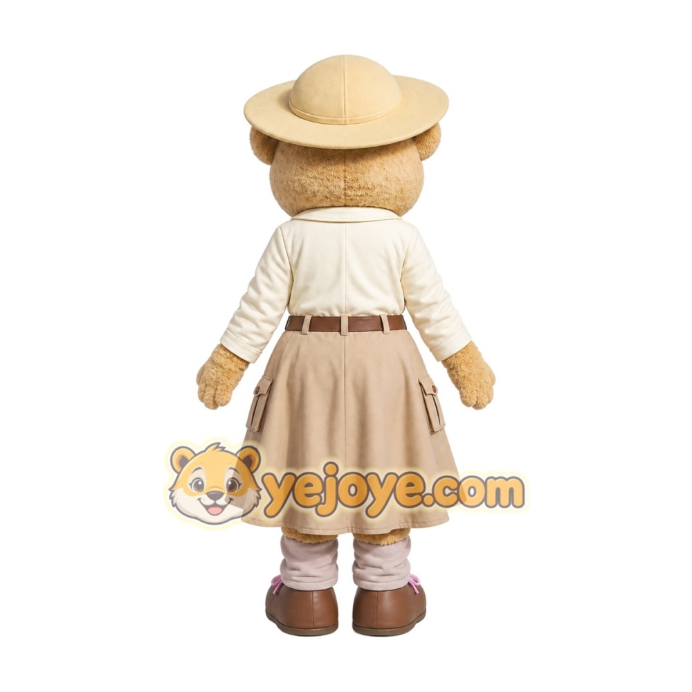 Bessie Bear Crealy Park In Devon Mascot Costume Bessie Bear Crealy Park In Devon Mascot Costume
