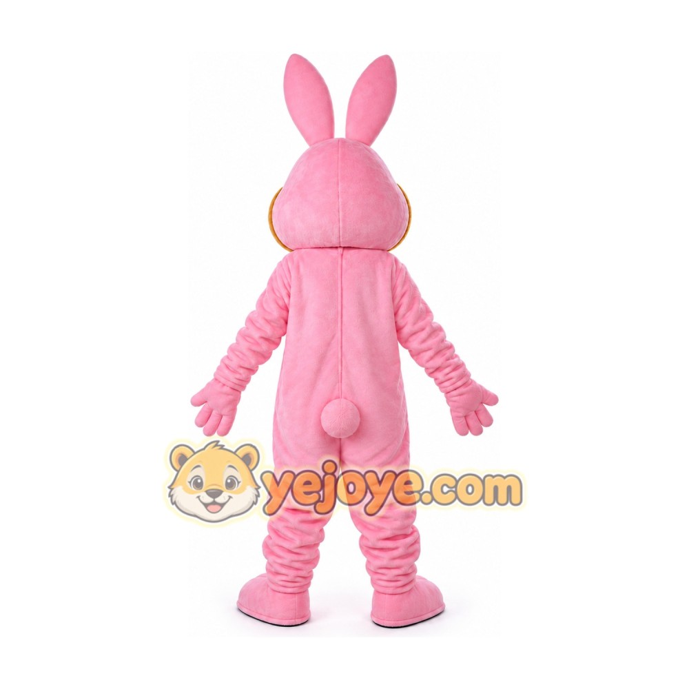 Professional Pink Bunny Rabbit Mascot Costume Professional Pink Bunny Rabbit Mascot Costume