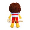 Lion in Striped Shirt Mascot Costume Lion in Striped Shirt Mascot Costume