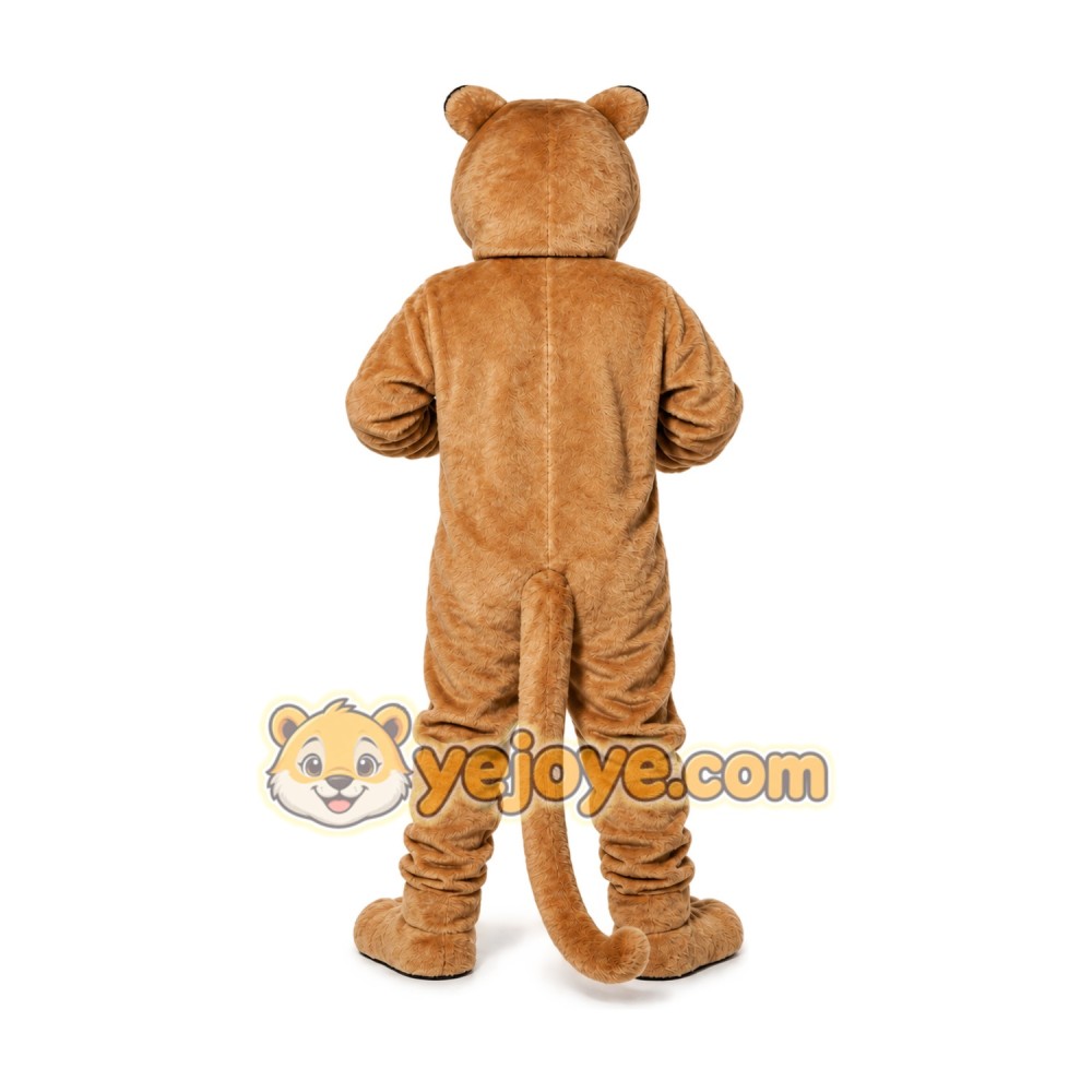 Brown Cougar Mascot Costume Brown Cougar Mascot Costume