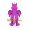 Purple Dragon Mascot Costume Purple Dragon Mascot Costume