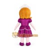 Princess in Purple Dress Mascot Costume Princess in Purple Dress Mascot Costume