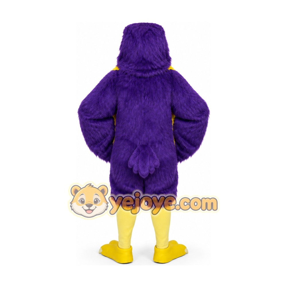 Purple Eye Eagle Mascot Hawk Falcon Mascot Costume Purple Eye Eagle Mascot Hawk Falcon Mascot Costume