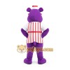 Purple Hippo Mascot Costume Purple Hippo Mascot Costume