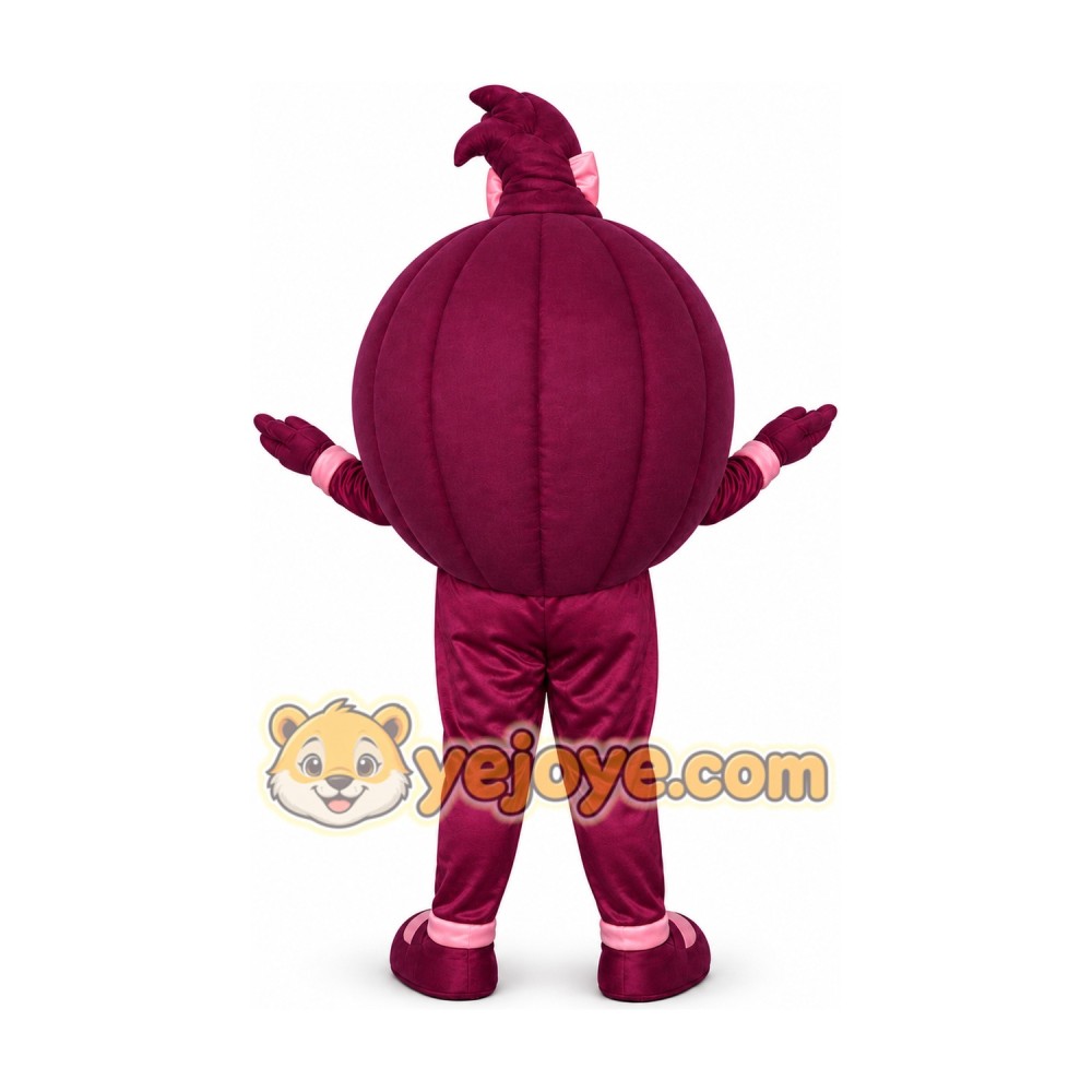 Purple Onion Mascot Costume Purple Onion Mascot Costume