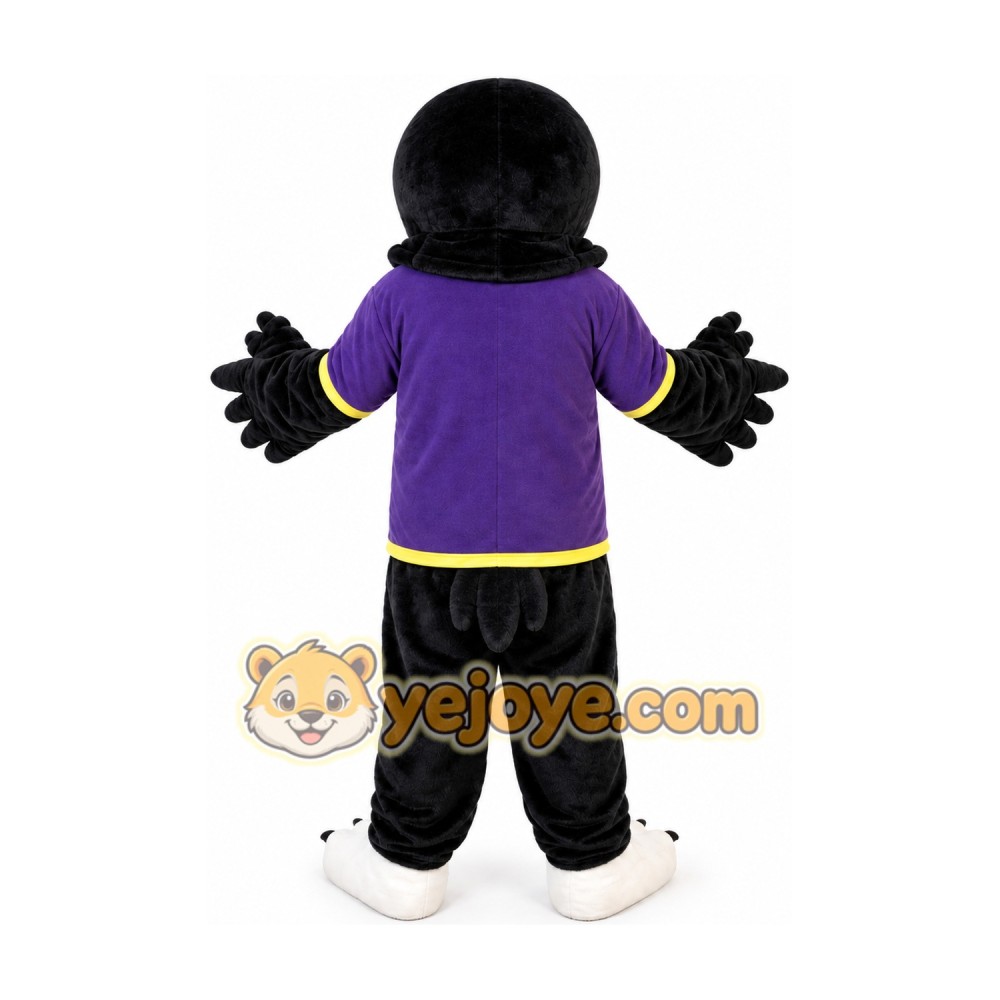 Purple Vest Sport Eagle Mascot Costume for Adult Purple Vest Sport Eagle Mascot Costume for Adult
