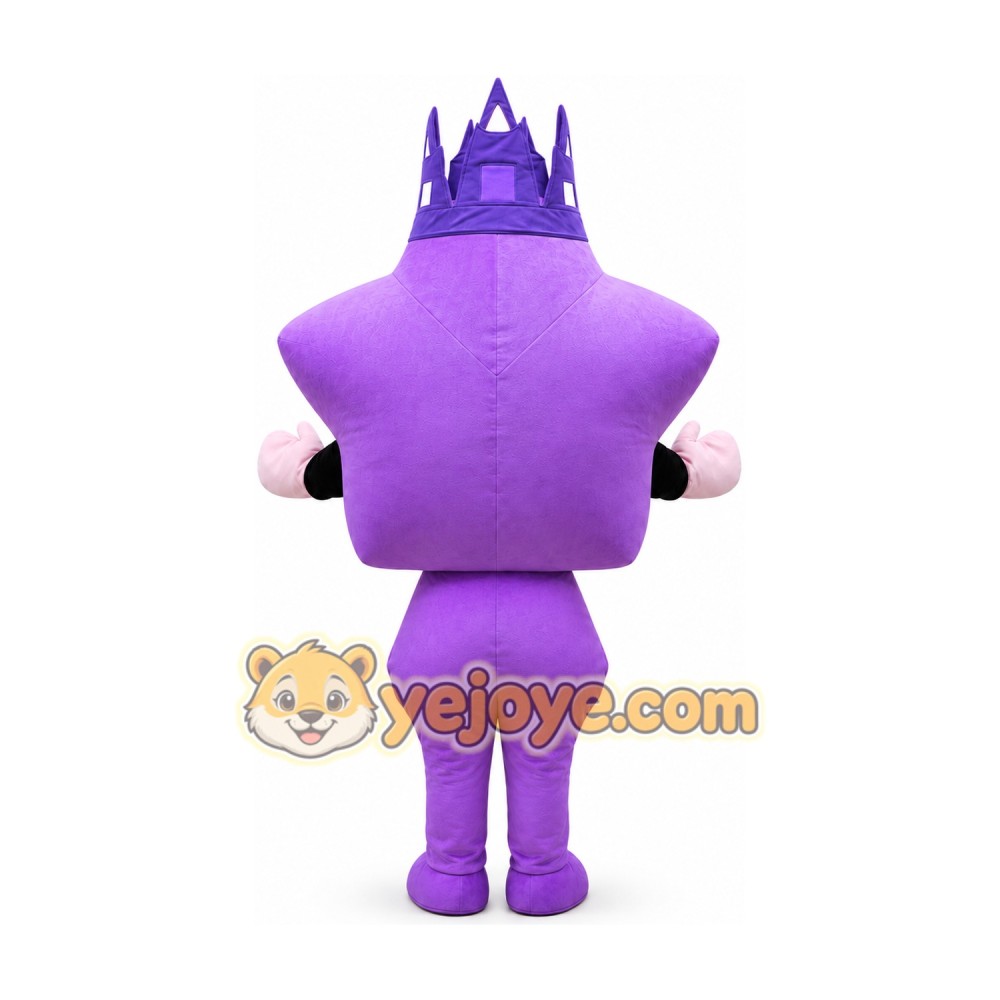 Purple Star Character Mascot Costume Purple Star Character Mascot Costume