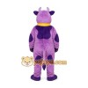 Purple Violet Bull Cow Mascot Costume Purple Violet Bull Cow Mascot Costume