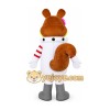 Rabbit Bing Mascot Costume Rabbit Bing Mascot Costume