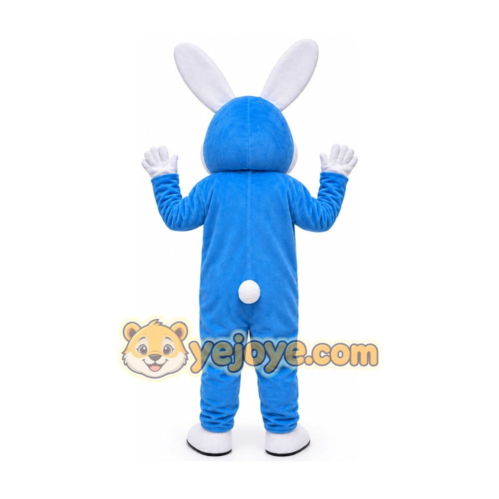 Blue Rabbit Mascot Costume