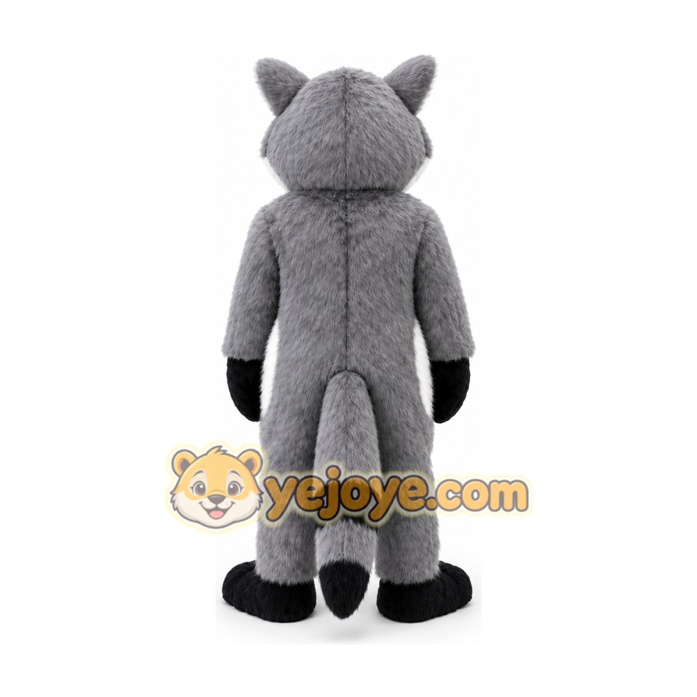 Gray Raccoon Mascot Costume