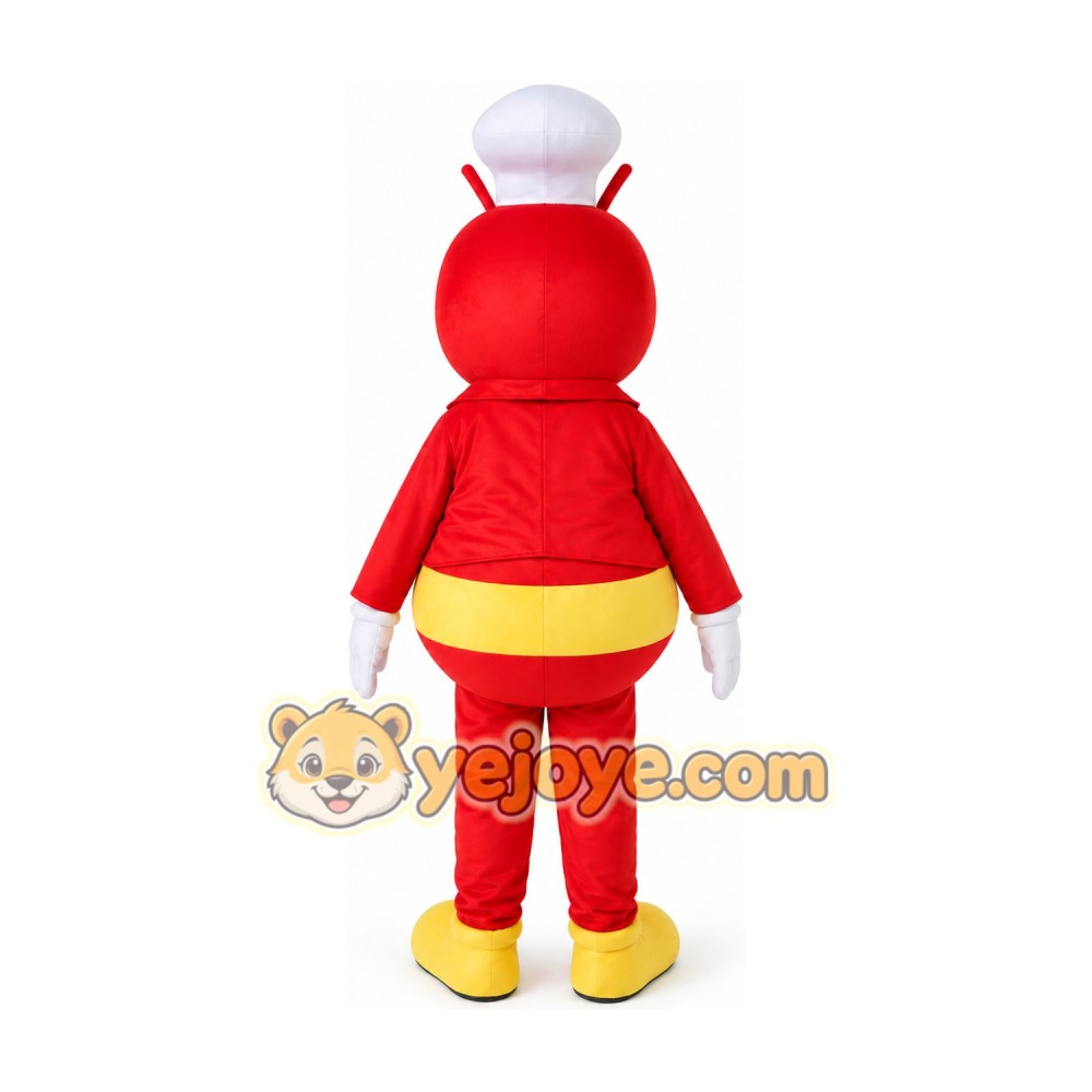 Red Bee Mascot Costume Animal Costume