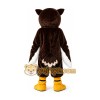 Big Brown Owl Cartoon Mascot Costume Big Brown Owl Cartoon Mascot Costume