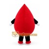 Red Drop Mascot Costume Red Drop Mascot Costume