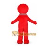 Red Superhero Character Mascot Costume Red Superhero Character Mascot Costume