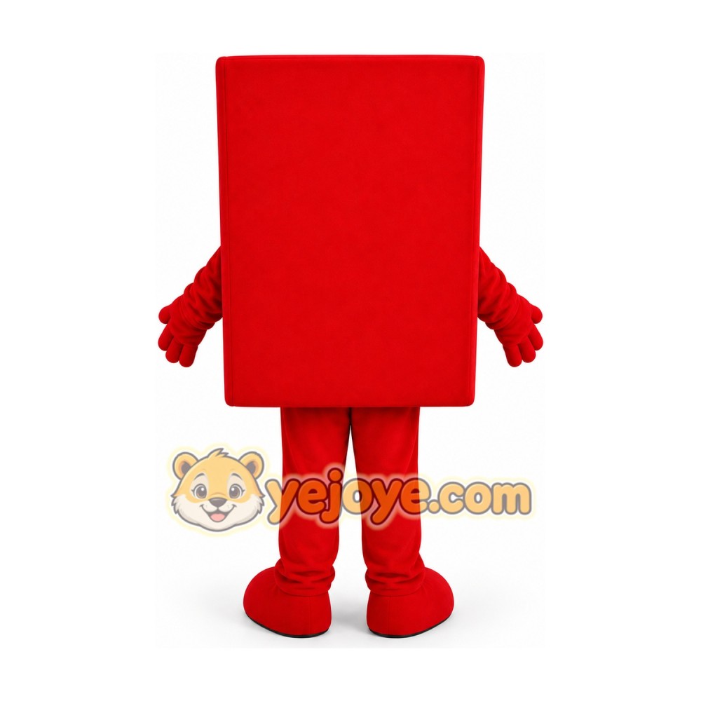 Red Book Notebook Mascot Costume