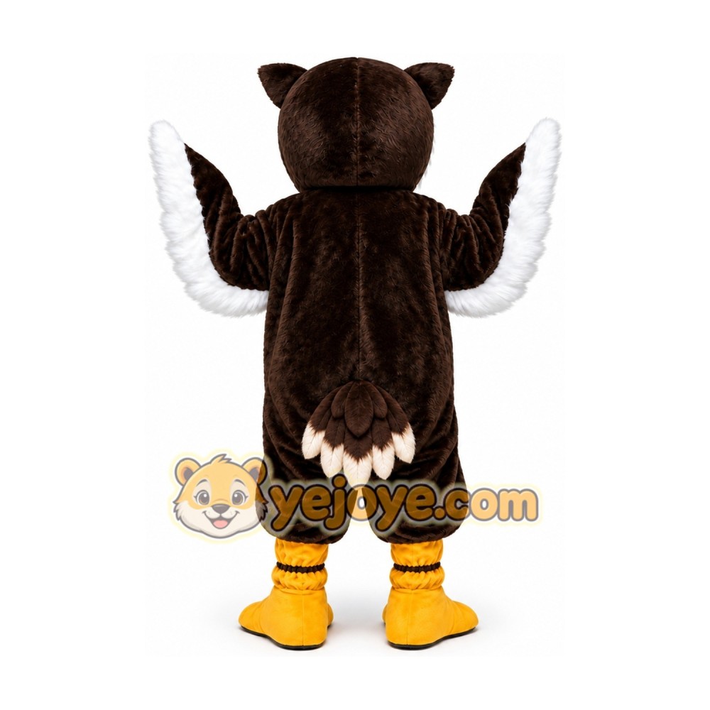 Big Brown Owl Mascot Costume Big Brown Owl Mascot Costume