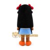 Red Bow Black Skin Girl Mascot Costumes Red Bow Black Skin Girl Mascot Costumes