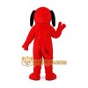 Red Dog Adult Cartoon Mascot Costume Red Dog Adult Cartoon Mascot Costume