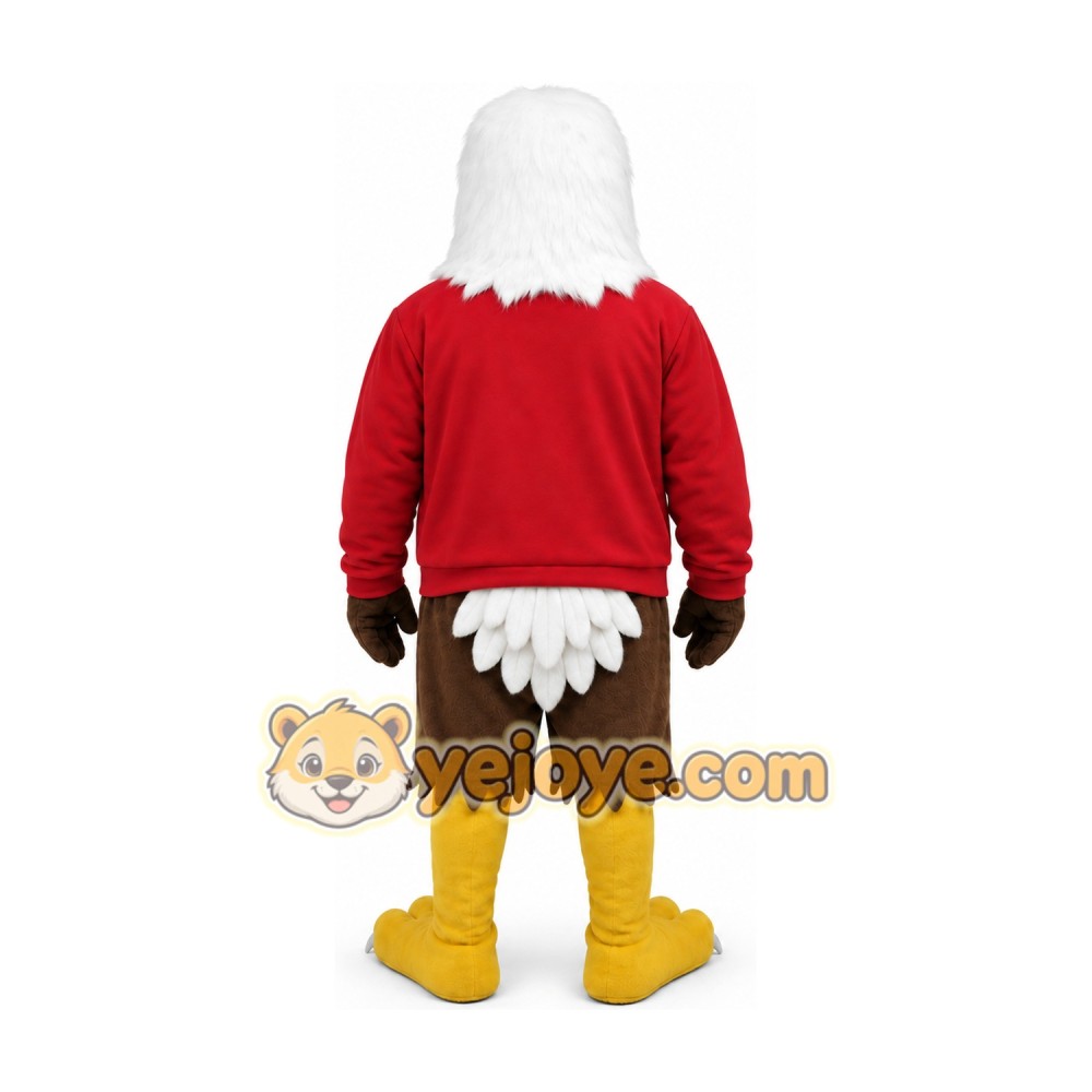 Red Eagle Mascot Costume Hawk Falcon
