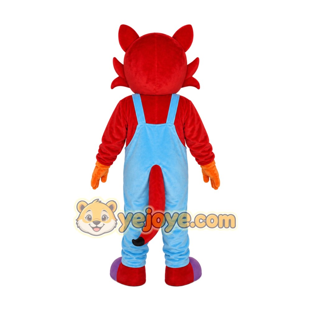 Red Fox Character Mascot Costume Cosplay Outfits