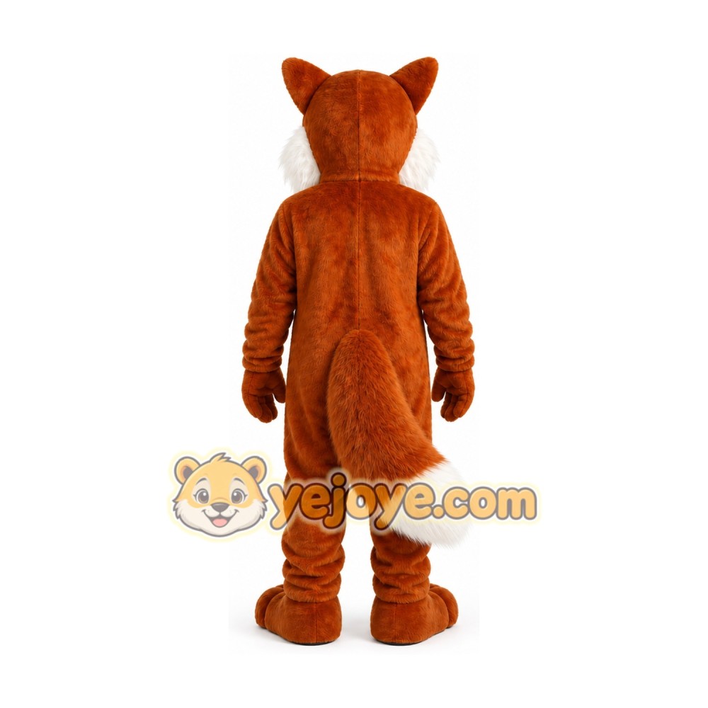 Brown Fox Mascot Costume