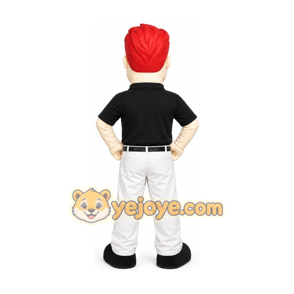 Red Hair Boy Mascot Costume