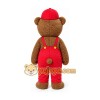 Red Hat Teddy Bear Mascot Costume Adult Halloween Costume Red Hat Teddy Bear Mascot Costume Adult Halloween Costume