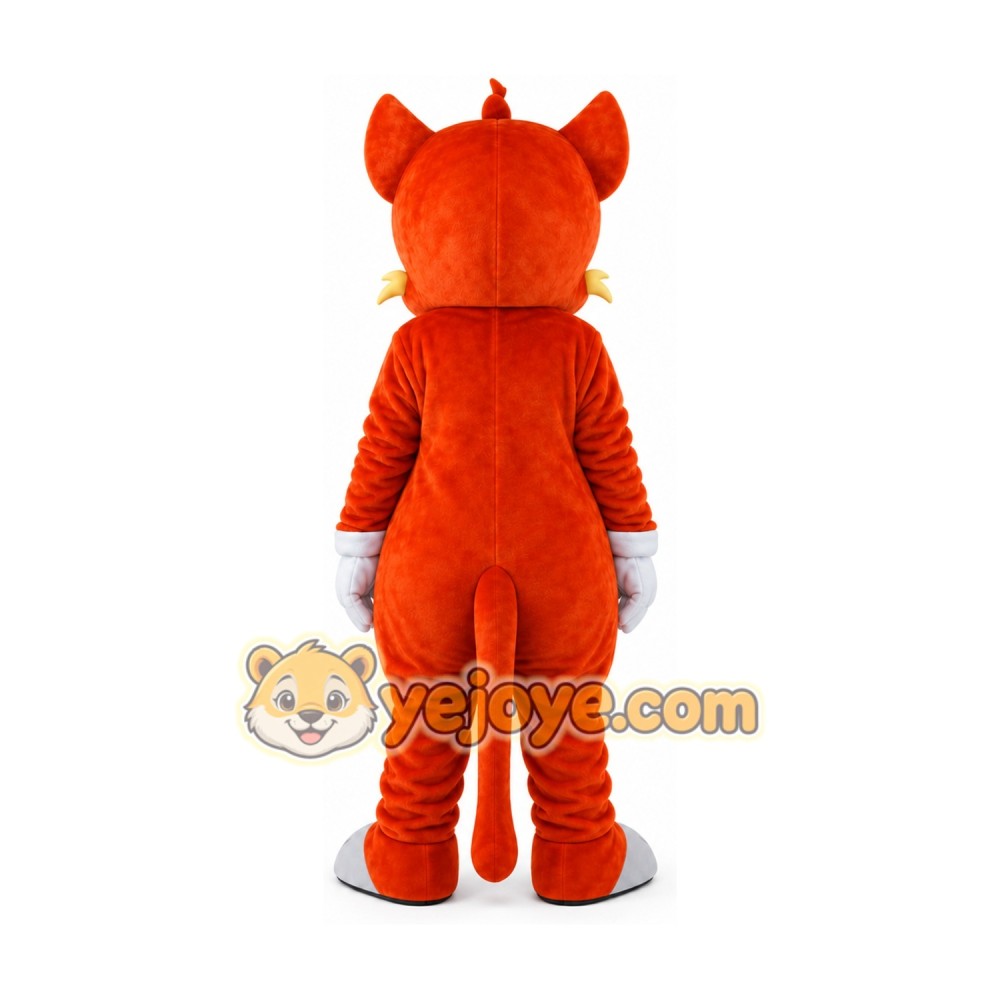 Red Monster Mascot Costume Red Monster Mascot Costume