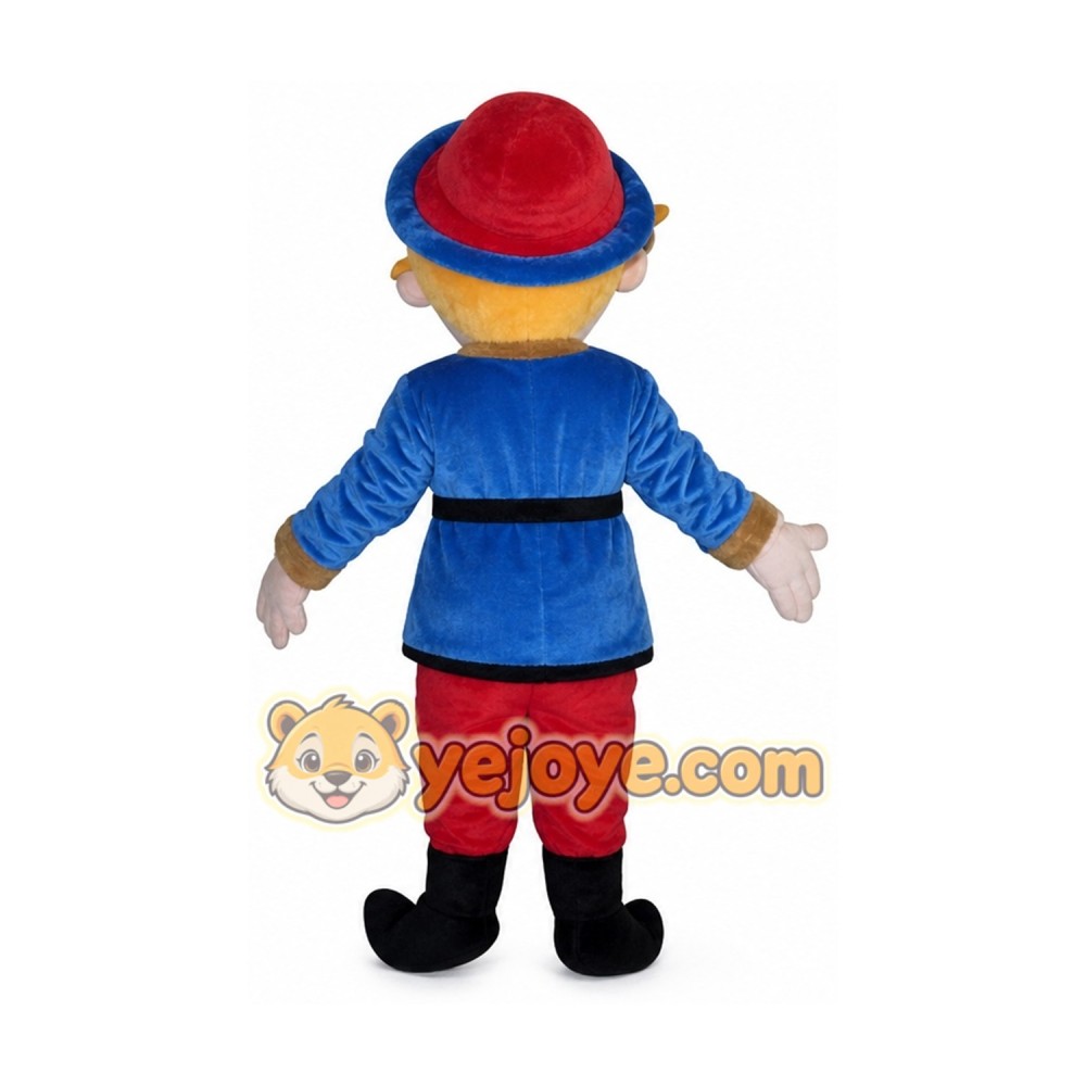 Red Pants Boy Mascot Costume