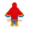 Red Parrot Mascot Costume Red Parrot Mascot Costume