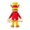 Brown Rabbit in Yellow Top Hat Mascot Costume