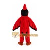Red Crested Bird Mascot Costume