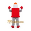 Red Robot Mascot Costume Red Robot Mascot Costume