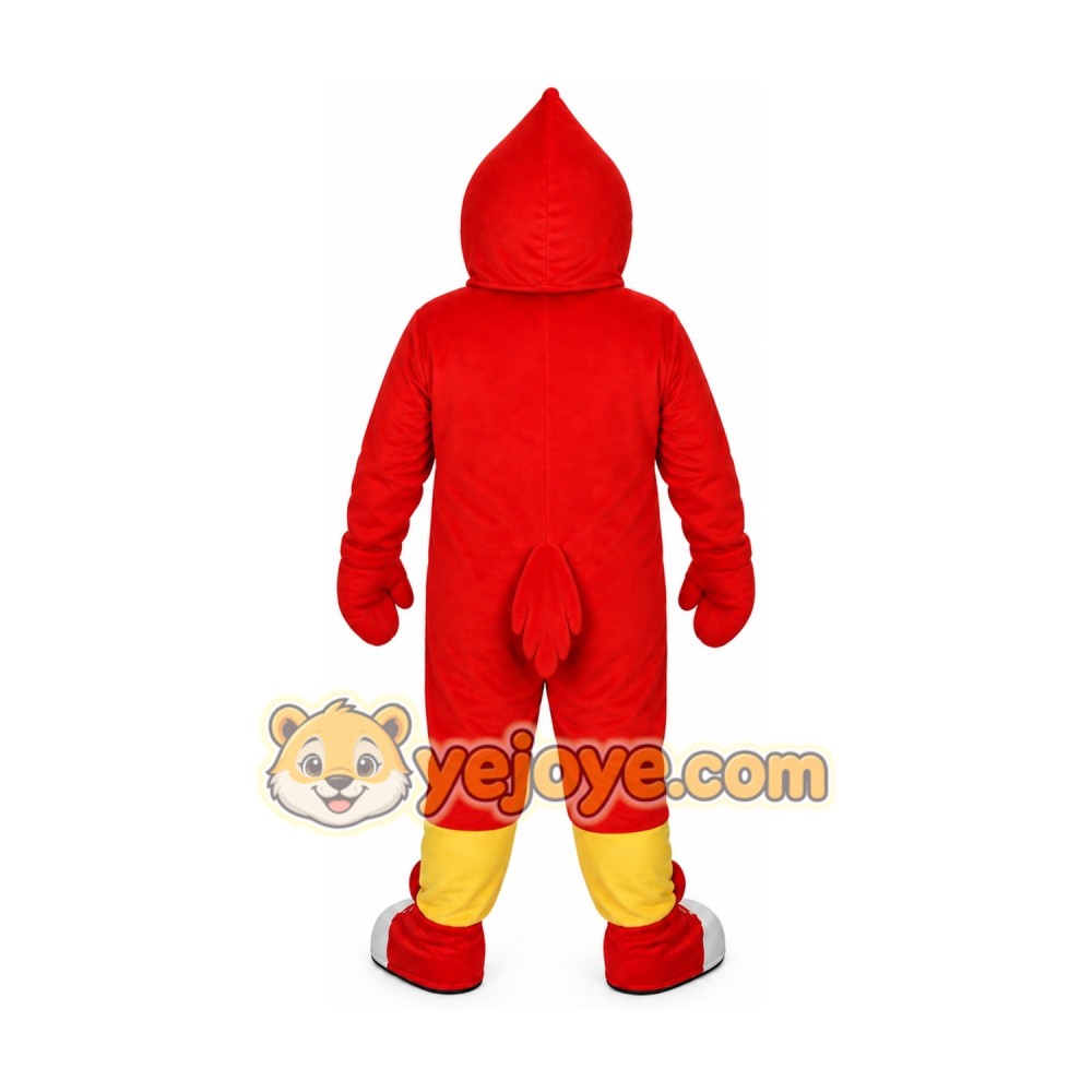 Red Bird Mascot Costume